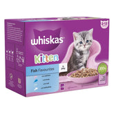 Whiskas Kitten Fish favourites in Jelly 12x85g